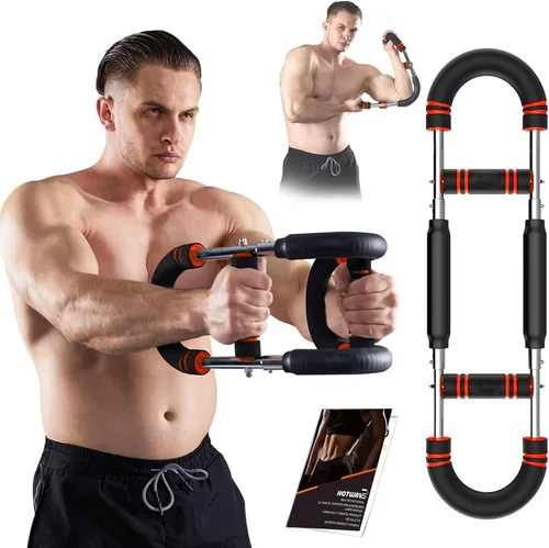 Vista 10 de HOTWAVE Twister Arm Trainer, Adjustable Chest & Arm Exerciser for Men Women, Portable Home Fitness Equipment Kit for Upper Body Muscle Strength