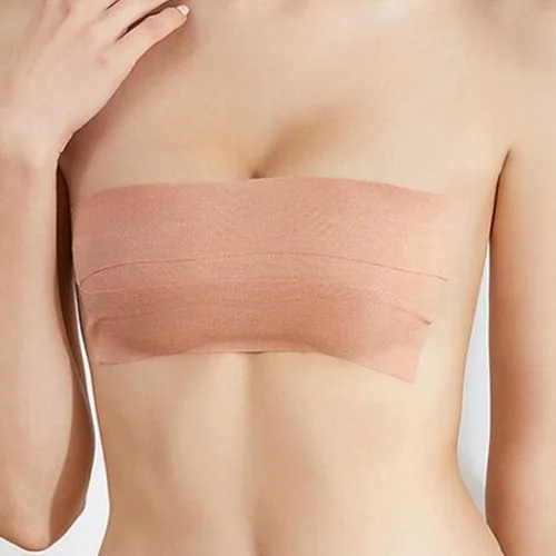 Vista 2 de Xuyuan Boobytape for Breast Lift Elastic and Silicone Backless Nipple Cover Set Bra Tape Boobytape for Breast Lift, Athletic Tape for Large Breast