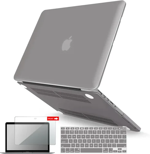 Vista 16 de IBENZER Compatible con MacBook Pro de 13 pulgadas 2015 2014 2013 finales 2012 A1502 A1425, carcasa rígida y cubierta de teclado y protector