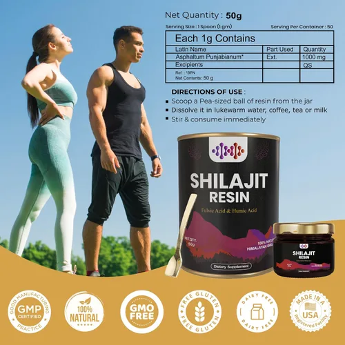 Vista 8 de Resina Shilajit pura, con ácido fúlvico y más de 87 oligominerales extraídos del Himalaya, suplemento de energía natural, resistencia y vitalidad