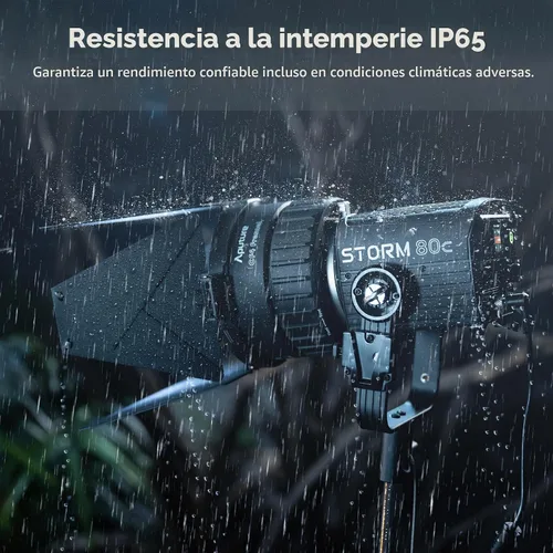 Vista 3 de Aputure Storm 80c Blair-CG RGB LED Monolight