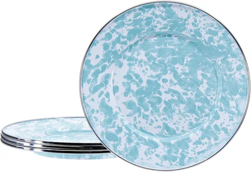 Vista 11 de Golden Rabbit Enamelware Sandwich Plates, 8.5 inch, Americana, Set of 4