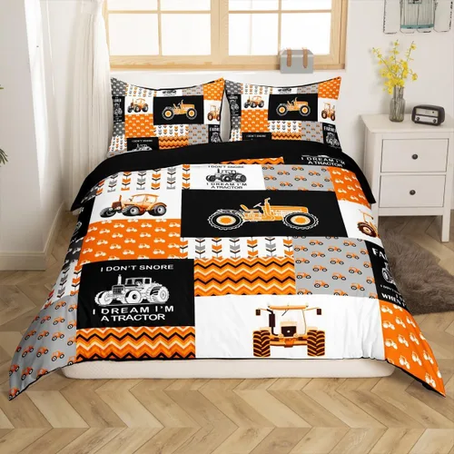 Vista 17 de Feelyou Race Car Duvet Cover Twin Size Boys Girls Speed Sports Car Bedding Set Breathable Soft Racing Comforter Cover 2Pcs Black White Checked Azure