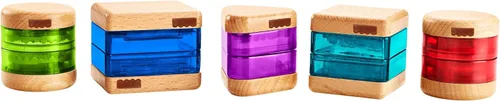 Vista 10 de Juguetes de madera sorpresa con formas Fisher-Price