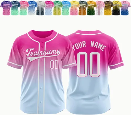 Vista 27 de Camiseta de béisbol personalizada, nombre de béisbol personalizado, logotipo de número, camiseta de béisbol personalizada para hombres, mujeres