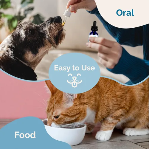 Vista 7 de PranaPets Suplemento de mezcla de inmunidad para perros y gatos Ayuda naturalmente a aliviar la fatiga y la debilidad en las mascotas Promueve