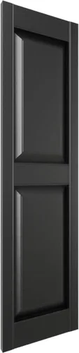 Vista 3 de Ekena Millwork Lifetime Vinyl LP2S12X03500BL - Persianas de vinilo estándar de dos paneles iguales de por vida, persianas de vinilo de panel 002