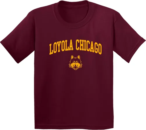 Vista 364 de NCAA Arch Logo, camiseta juvenil color del equipo, universidad - universidad