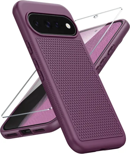 Vista 192 de FNTCASE Funda para iPhone 17 Pro: Fundas delgadas translúcidas de color azul claro compatibles con MagSafe, protección completa de la cámara