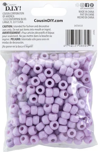 Vista 2 de Cousin 34734131 Fun Packs - Cuentas de poni moradas (250 piezas)