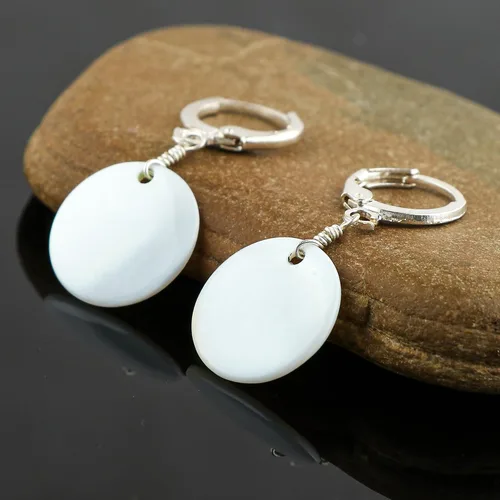 Vista 14 de Aretes de aro de cristal afganita natural Piedras afganas de alto grado Aretes chapados en plata Gota lisa Joyas de piedras preciosas hechas