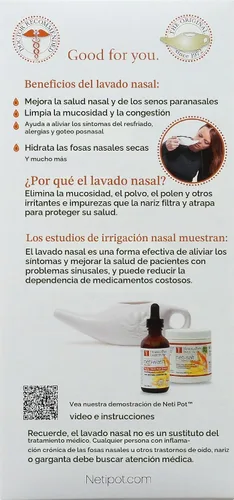 Vista 4 de Kit completo de limpieza sinusal para principiantes de Himalayan Institute, TANP KC, paquete de de 1, 1, 1