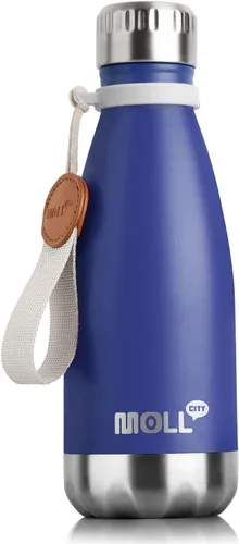 Vista 17 de Botella de Agua de 9 oz para Niños - Botella de Agua Pequeña de Acero Inoxidable para la Escuela con Aislamiento al Vacío de Metal a Prueba de Fugas