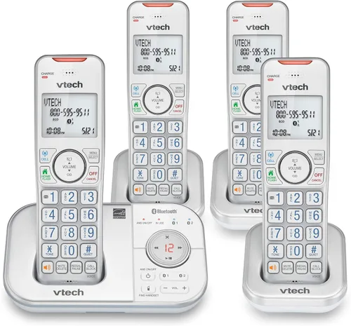 Vista 19 de VTech VS112 Teléfono Inalámbrico para el Hogar con Contestador, Bloqueo de Llamadas, Identificador de Llamadas, Intercomunicador y Conectar a