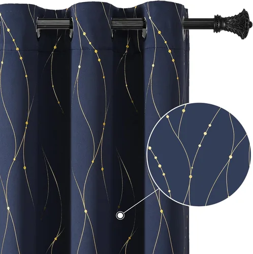 Vista 25 de BUHUA - Paneles de cortinas opacas para sala de estar, cortinas grises con aislamiento térmico, cortinas de ventana para dormitorio - 72 pulgadas