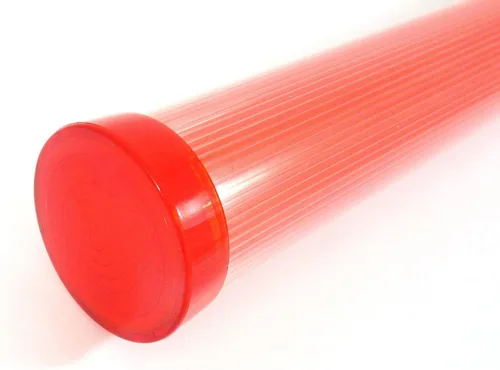 Vista 3 de RK - Linterna LED de 16 pulgadas con correa para la muñeca, acabado naranja