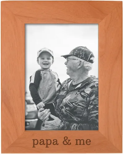 Vista 21 de Personalized Gifts Grandpa Gift Grandpa and Me Grandchild - Marco de fotos de madera natural grabado de 4 x 6 pulgadas, diseño de paisaje