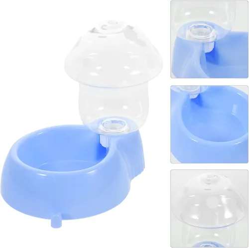 Vista 3 de POPETPOP Comedero automático para mascotas y dispensador de agua, cuenco de alimentación para perros y gatos, comedero por gravedad para mascotas
