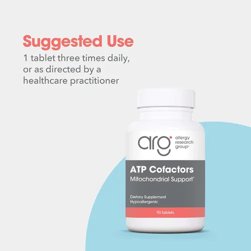 Vista 3 de Optimox ARG ATP Cofactors - 100 mg de riboflavina y 500 mg de niacina - Soporte mitocondrial - énfasis de magnesio - 90 porciones - 90