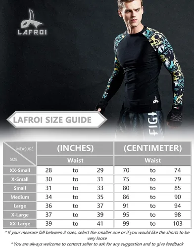 Vista 2 de LAFROI QJK01 - Pantalones cortos de boxeo para hombre con cordón y bolsillo