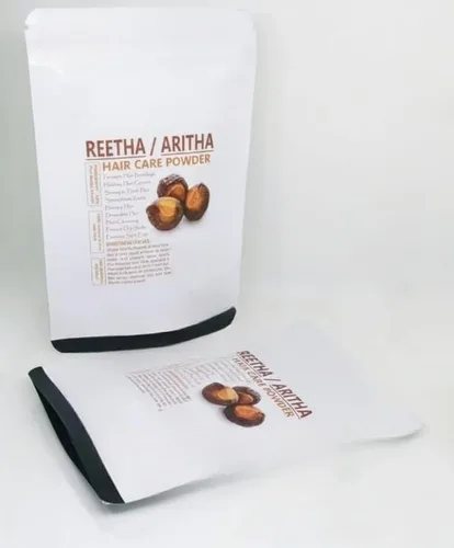 Vista 3 de Reetha (Ritha/Aritha/Soap Nut) Polvo para el cuidado de la piel y el cuidado del cabello - 7.05 oz paquete de 1