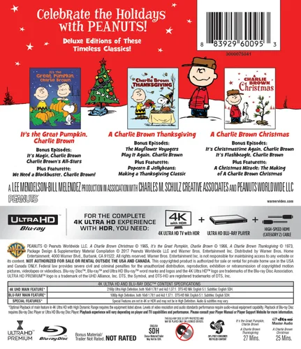 Vista 2 de Peanuts Holiday Collection (4K Ultra HD + Blu-ray) 4K UHD