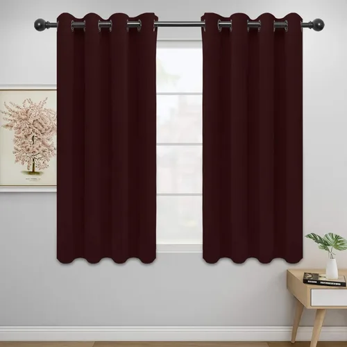 Vista 27 de Easy-Going - Cortinas opacas para dormitorio, aislamiento térmico sólido con ojales, cortinas de ventana para reducción de ruido, cortinas