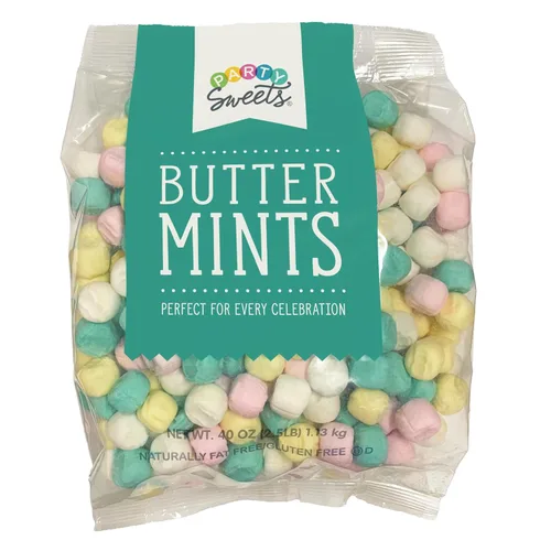 Vista 7 de Party Sweets Surtido de menta pastel, 14 onzas, Appx. 100 piezas de Hospitality Mints