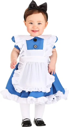 Vista 3 de Disfraz infantil de Alicia en el país