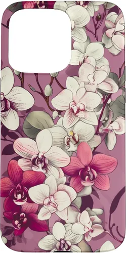 Vista 31 de Orchid Flowers Purple Pink Floral Case for iPhone 17