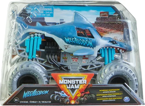 Vista 9 de Monster Jam - Camión monstruo oficial de Calavera, vehículo de colección fundido a presión, escala 1:24, juguetes para niños de 3 años en adelante
