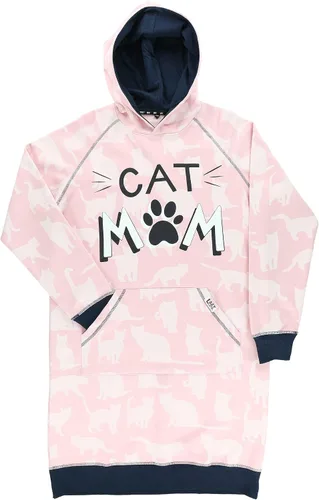 Vista 166 de Lazy One Sudadera con capucha de gran tamaño, ropa de dormir cómoda, vestido de suéter para mujer