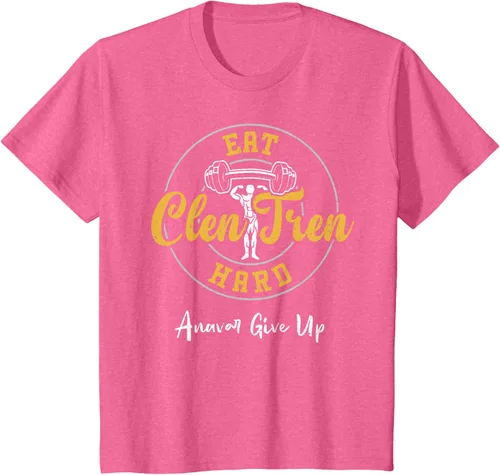 Vista 55 de Culturismo: Comer Clen Tren Hard Anavar Give Up - Camiseta de gimnasio, Negro