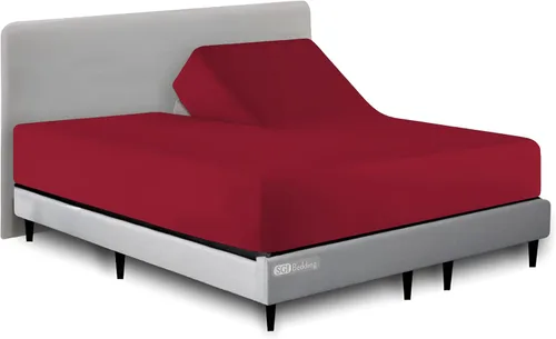 Vista 10 de SGI bedding Sábana bajera ajustable Queen Split Top de 28 pulgadas con cabezal flexible SOLO 100% algodón egipcio 1000 hilos Sábana bajera Flex Top