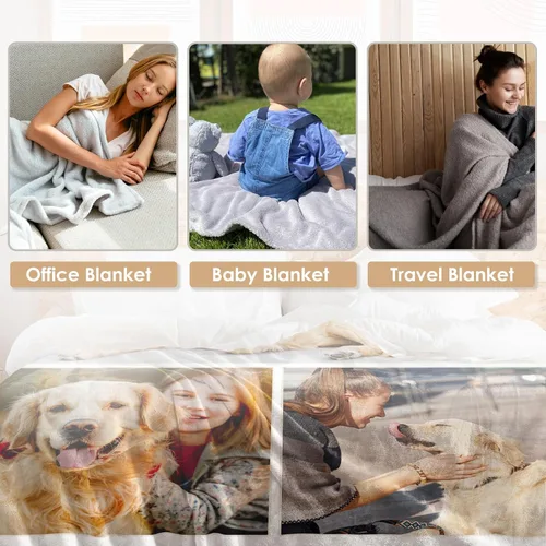 Vista 72 de Manta personalizada con imagen, manta personalizada con texto de fotos, manta de fotos personalizada para amiga, mamá y papá, regalos personalizados