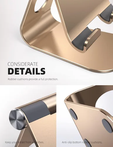 Vista 42 de Soporte ajustable para ipad, soporte para tableta Lamicall, Gris espacial