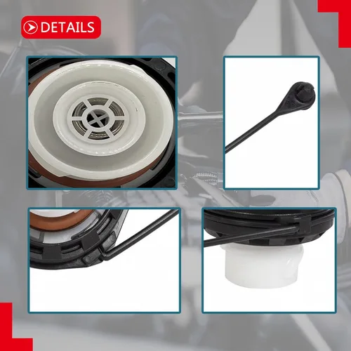 Vista 6 de Tapa de Relleno del Depósito de Combustible Compatible con Ford Crown Victoria E-150 Wagon Econoline E-250 E-350 Super Duty E-450 Escape Expedition