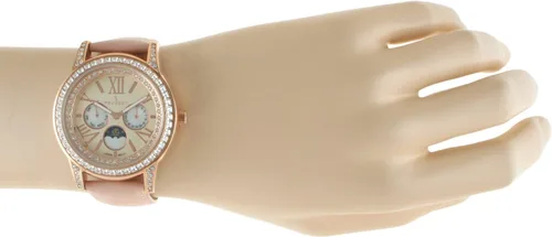 Vista 6 de Peugeot de la mujer ante multifunción de la correa vestido de reloj de vidrio