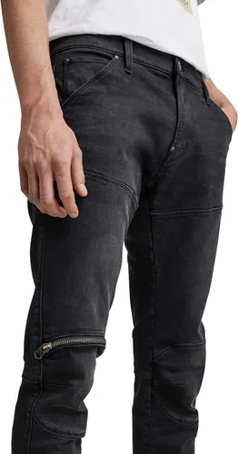 Vista 5 de 5620 - Jeans ajustados con cremallera 3D, Se usa en ónix negro