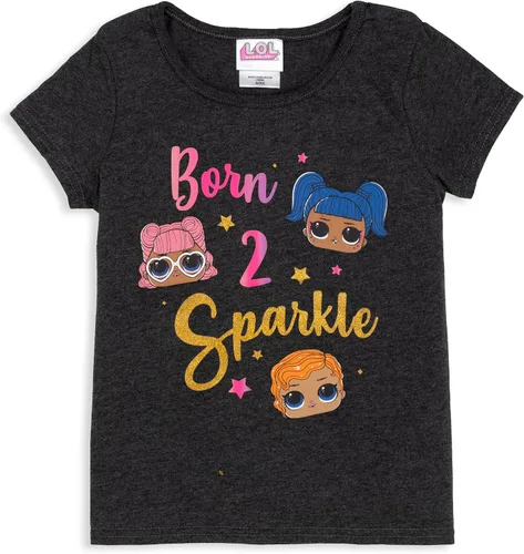 Vista 3 de LOL Surprise Conjunto de 3 piezas para niños leggings con capucha de rizo francés