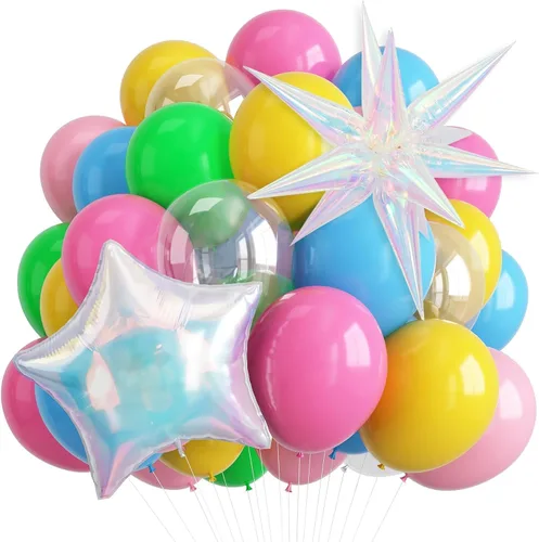 Vista 21 de Globos con estampado de guepardo para decoraciones de cumpleaños, 30 cm, globos de látex con estampado de leopardo en colores negro, marrón