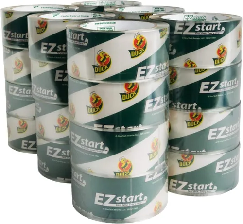 Vista 4 de Duck Brand EZ Start cinta de embalar, Transparente