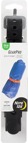 Vista 11 de Nite IZE, Inc. USS12-01-R3 Nite IZE GearPro Correa de Utilidad para Asegurar Lonas, Mangueras, Esquís, Madera, Límite de Carga de 70 lb, 12 Negro