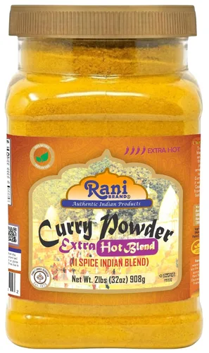 Vista 26 de Rani Polvo de Curry Picante (Mezcla Auténtica India de 11 Especias) 80oz (5lbs) 2.27kg a Granel ~ Todo Natural Sin Sal Vegano Sin Colorantes