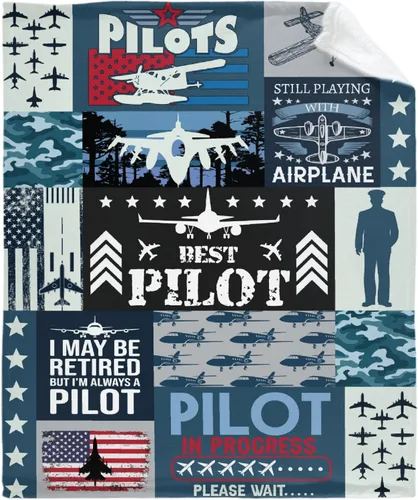 Vista 8 de Manta de avión, regalo para hombres, regalos de aviones para niños, niños y adultos, edredones de franela suave y mullida, decoración de avión