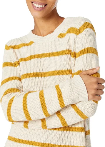 Vista 3 de Goodthreads Suéter de algodón con cuello redondo para mujer
