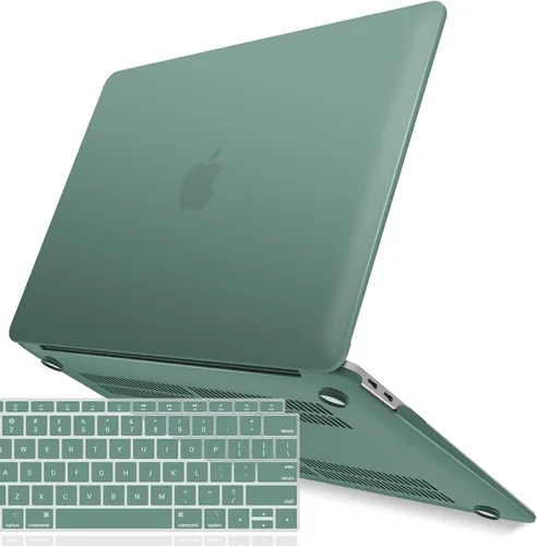 Vista 40 de IBENZER - Funda compatible con MacBook Air de 11 pulgadas, modelo A1370 A1465, funda de plástico suave al tacto, rígida, en paquete con funda