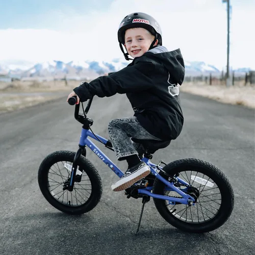 Vista 7 de cubsala Bicicleta para niños de 12, 14, 16, 18 pulgadas, estilo BMX, con ruedas de entrenamiento, freno para niños de 2 a 10 años, varios