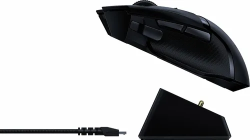 Vista 9 de Razer Basilisk Ultimate Hyperspeed Mouse inalámbrico para juegos de 20 K DPI sensor óptico Chroma RGB 11 botones programables incluye base de carga