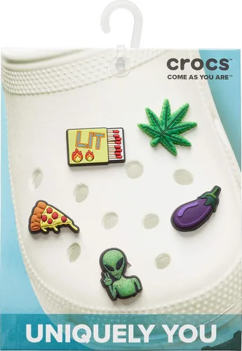 Vista 2 de Crocs Jibbitz - Paquete de 5 dijes para zapatos alienígenas Jibbitz para Crocs